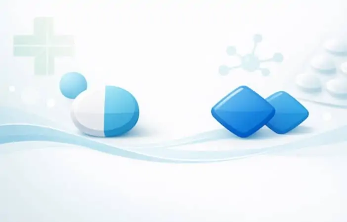 Generic sildenafil citrate vs branded blue diamond ED tablets — visual comparison from ADR Clinic